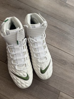 Nike Oregon Ducks PE Football Cleats Player Exclusive Men s 14 White NCAA