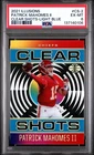 2021 PANINI ILLUSIONS CLEAR SHOTS LIGHT BLUE PATRICK MAHOMES II 152/299 PSA 6