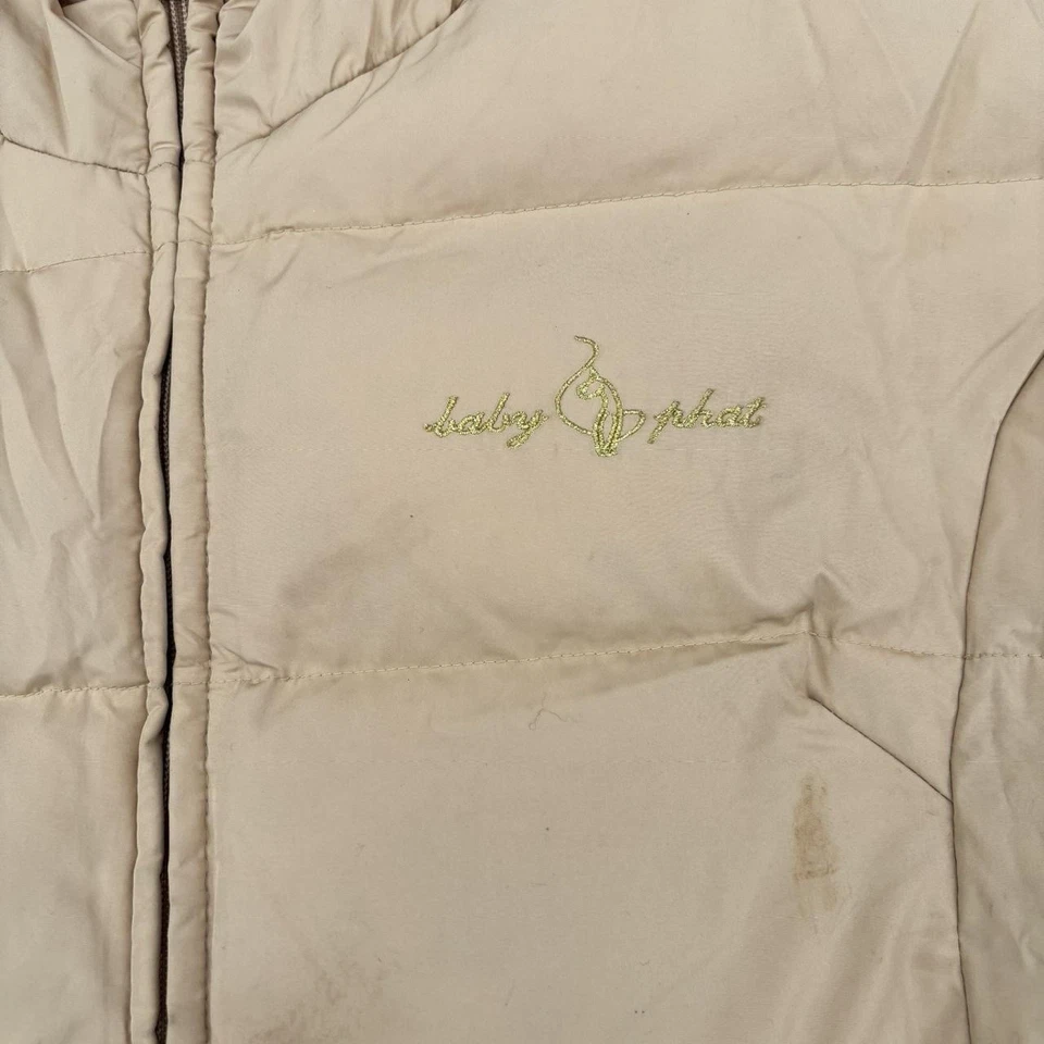 Chaqueta con Capucha Vintage Baby Phat Bomber Y2K Invierno Talla 2XL Foto 4 de 4
