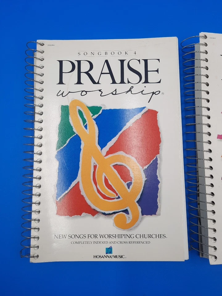 Hosanna Music Praise Worship Songbooks 4 & 5 Spiral-bound (2 Book Lot) VTG - Image 2 of 4