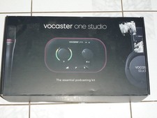 Focusrite Vocaster One Studio USB-C Podcasting Audio Interface Bundle - NEW 