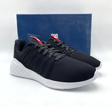 K-SWISS DISTRICT Men's NEW Lifestyle Sneaker Black/Barbados Cherry US Size 8.5