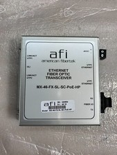 American Fibertek MX-46-FX-SL-SC-PoE-HP Ethernet FX Fiber Port