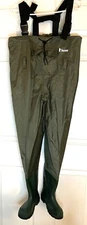Ouzong Bootfoot Chest Waders Size 3 for: 7-8" Shoe Length / Total Length 42"