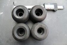 Action Sports 63mm x 53mm 86a Patines Cónicos Negro Años 80’s Set -4 RUEDAS SKATE