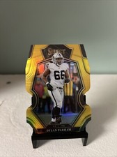 2022 Panini Select Premier Level Gold Prizm DIE CUT 3/10 Dylan Parham Rookie RC