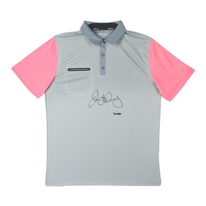 pink nike polo