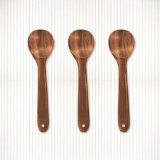 Teak Wooden Spoons Spatula Set For Cooking Utensils Non Stick Kitchen Tools Set