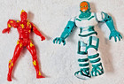 VTG Marvel Fantastic Four Toy Biz Superhero Human Torch Villain Psycho Man LOT