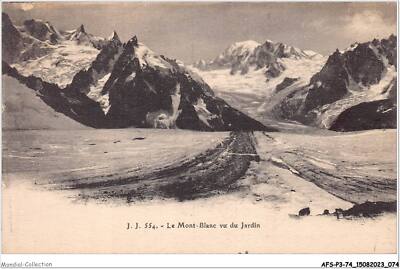 AFSP3-74-0184 - le MONT-BLANC seen from the garden
