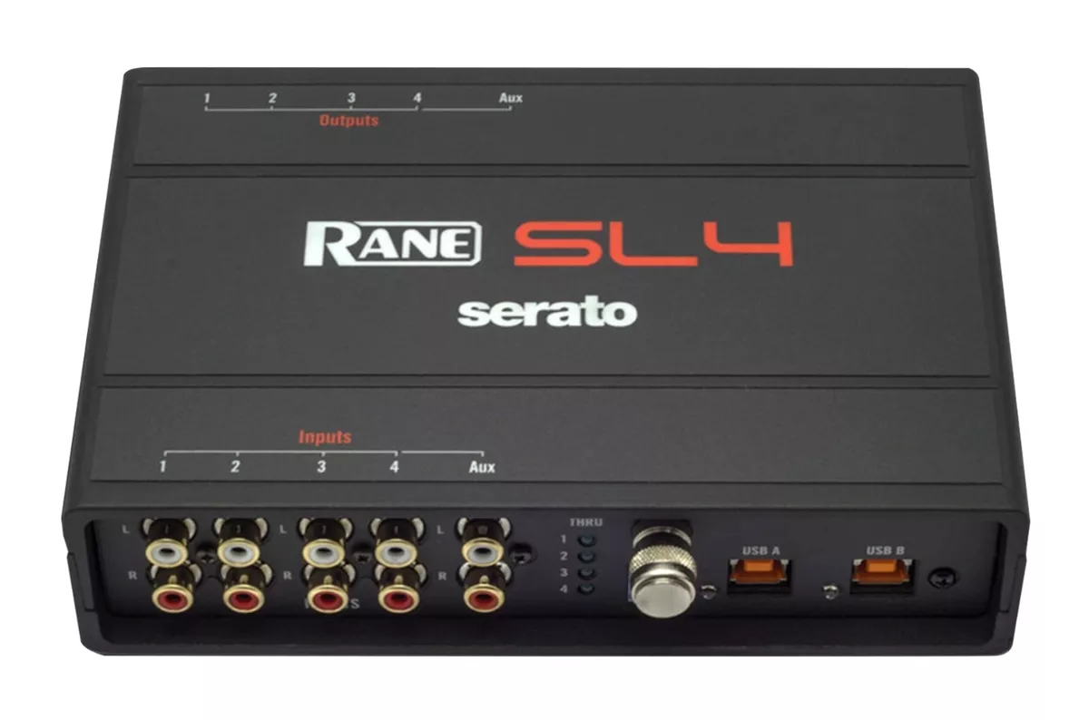 Rane Serato SL4 Scratch Live 4 Channels, Open Box, With Wires, With Serato  CD's