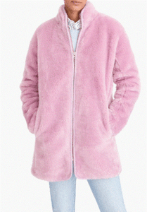 brynn teddy zip up jacket