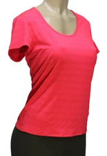 Active Life Women's Athletic Tee Top Short Sleeve Stretch Orange Size S