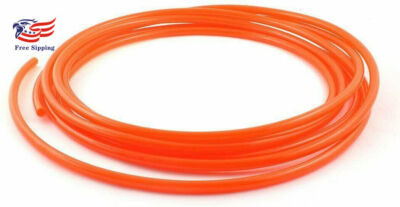 Orange 3/8'' OD 32.8Ft 10m Polyurethane PU Air Compressor Hose Pipe Tube