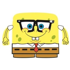 Spongebob Smart Glasses Case Cover for iPad 7/8/9 (10.2) - Nickelodeon Authorize