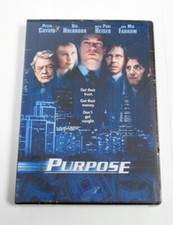 Purpose DVD Peter Coyote Hal Holbrook Paul Reiser Mia Farrow Factory Sealed