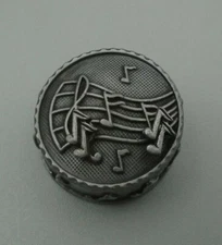 Vintage Torino Sheet Music Musical Notes Necklace Earrings Brooch & Trinket Box