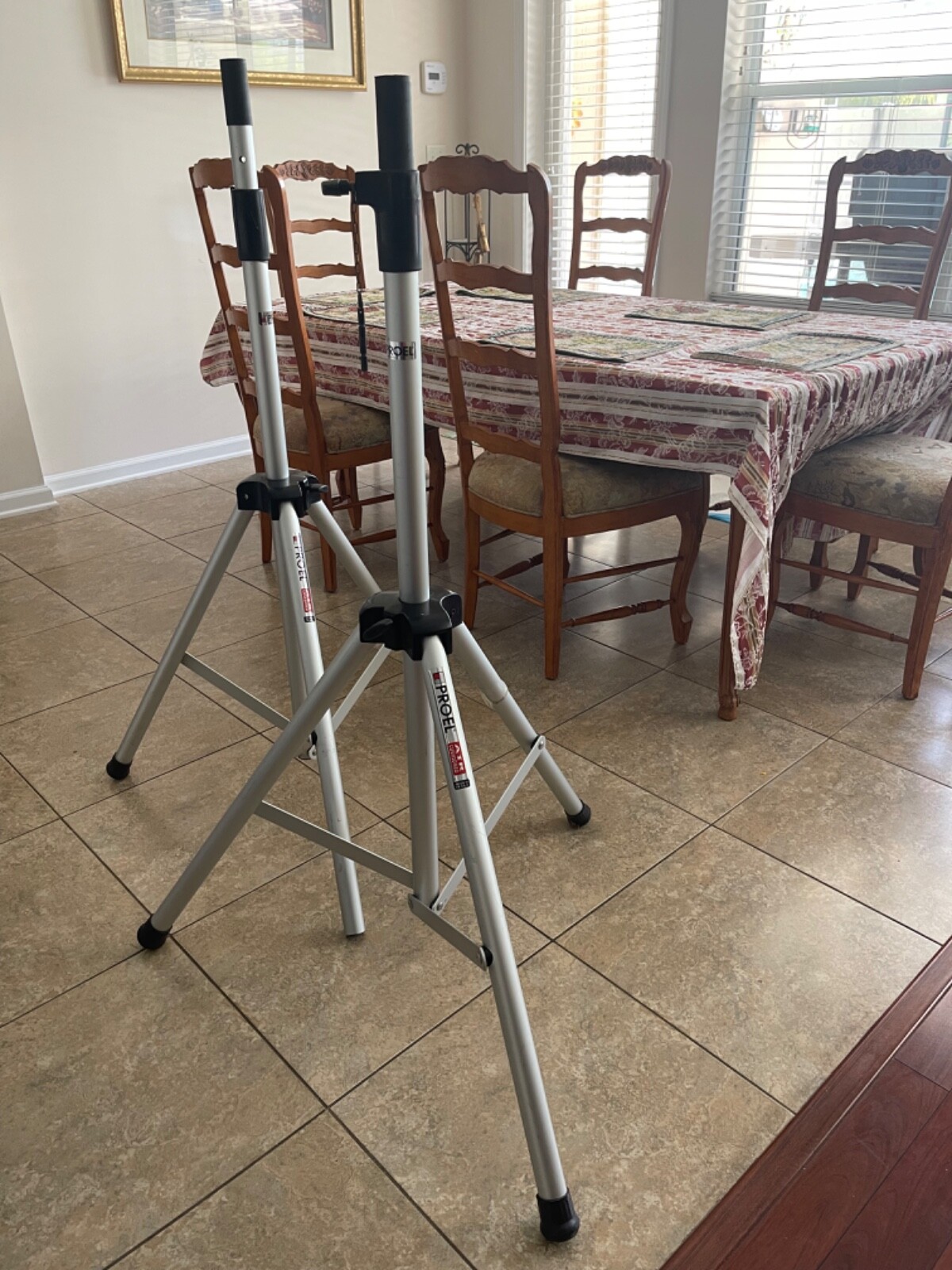 Proel tripod speaker stands pair
