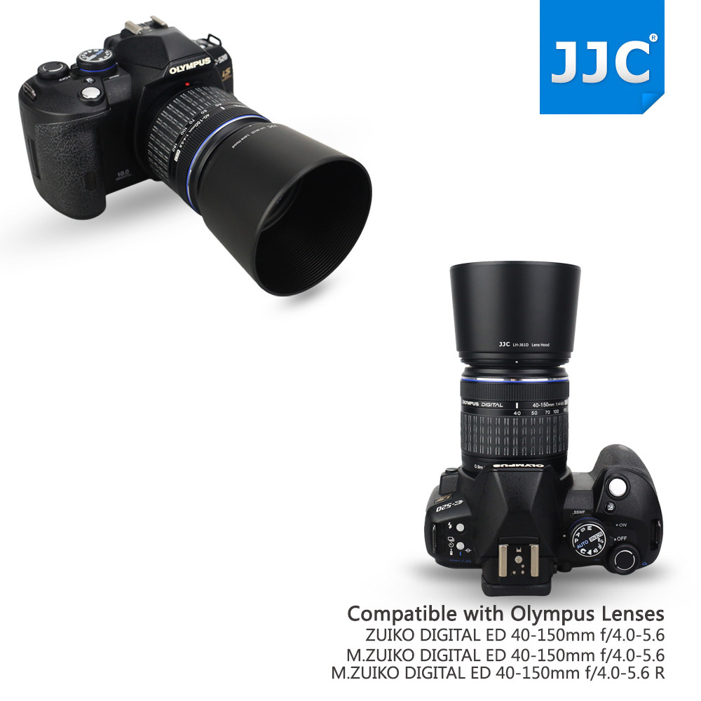 JJC Round Lens Hood For Olympus 40-150mm F/4.0-5.6 R Lens