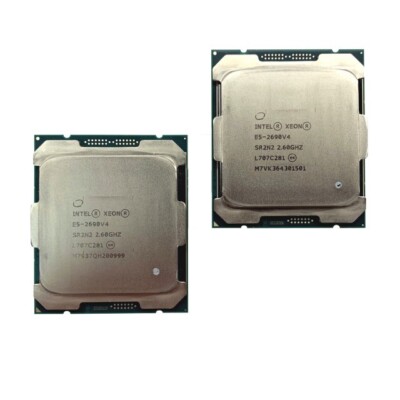Viel 2 Paar Intel Xeon E5-2690v4 2.6Ghz 14-Core 135W 35MB LGA2011-3 CPU