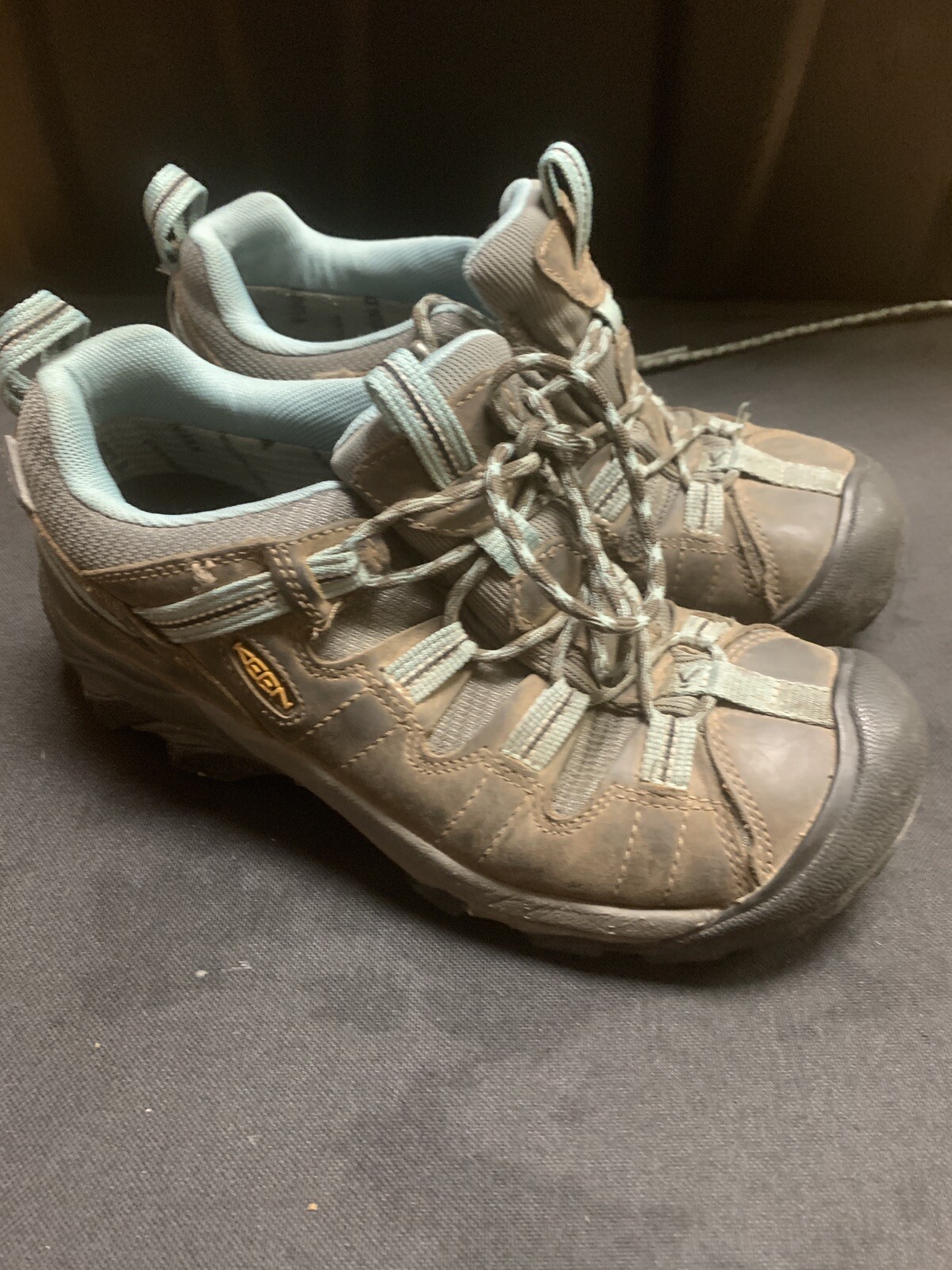 Scarpe da trekking basse impermeabili KEEN donna 8 Dry Targhee II 1012244 grigio blu