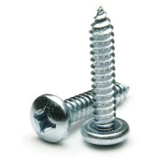 #14 Sheet Metal Screws Zinc Plated Steel Phillips Pan Head - Select Length & Qty