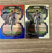 2022 Panini Prizm Ryan Feltner RC Base + red white blue Colorado Rockies #31