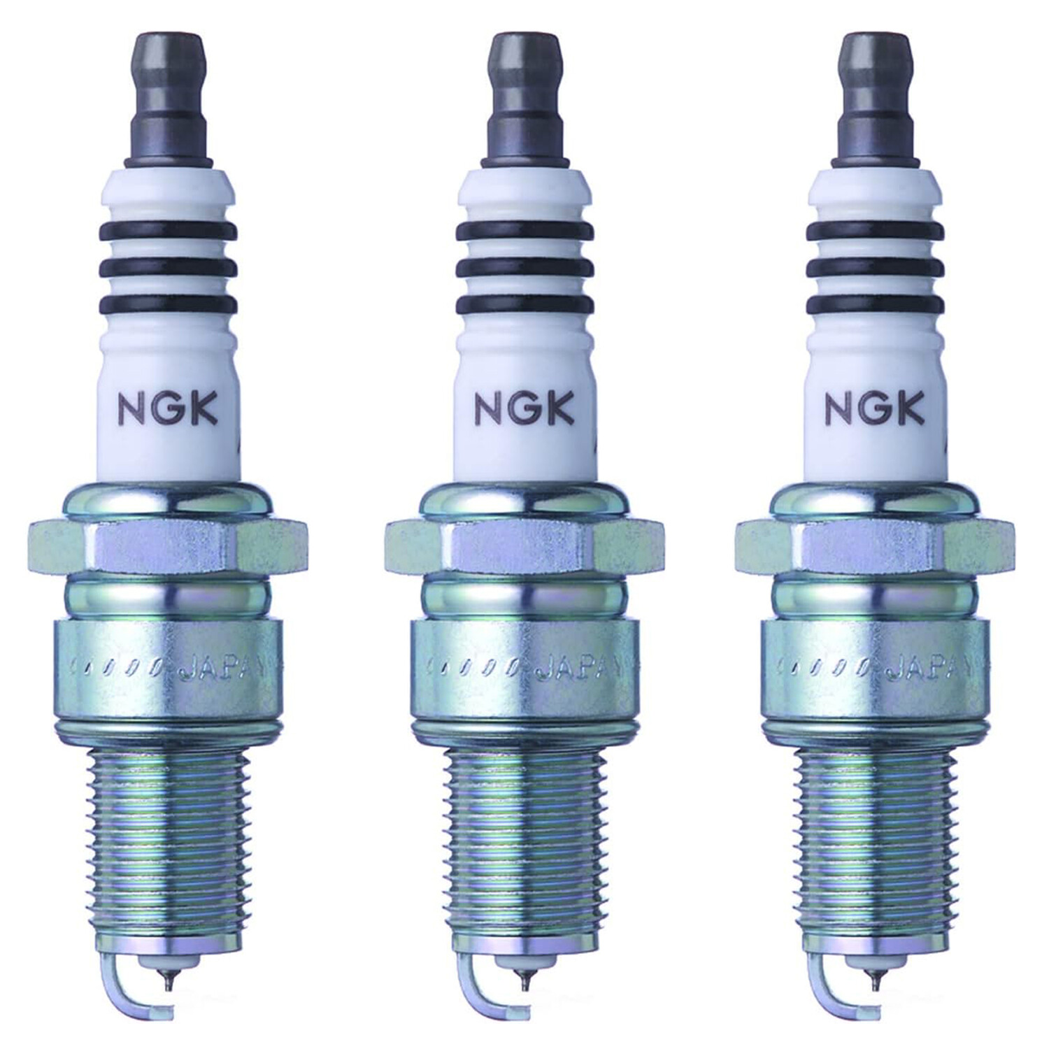 NGK Iridium IX Spark Plug Set 3 Pieces 7214 For Sprint Firefly 1.0 L3 85-88