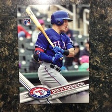 2017 Topps Update US28 Drew Robinson RC Texas Rangers