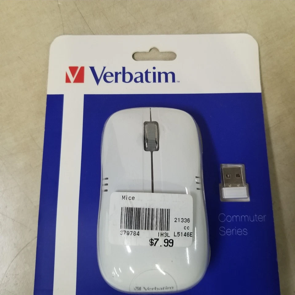 Verbatim Corporation 99768  Notebook Optical Mouse Commuter Series Matte WHITE - Image 2 of 4