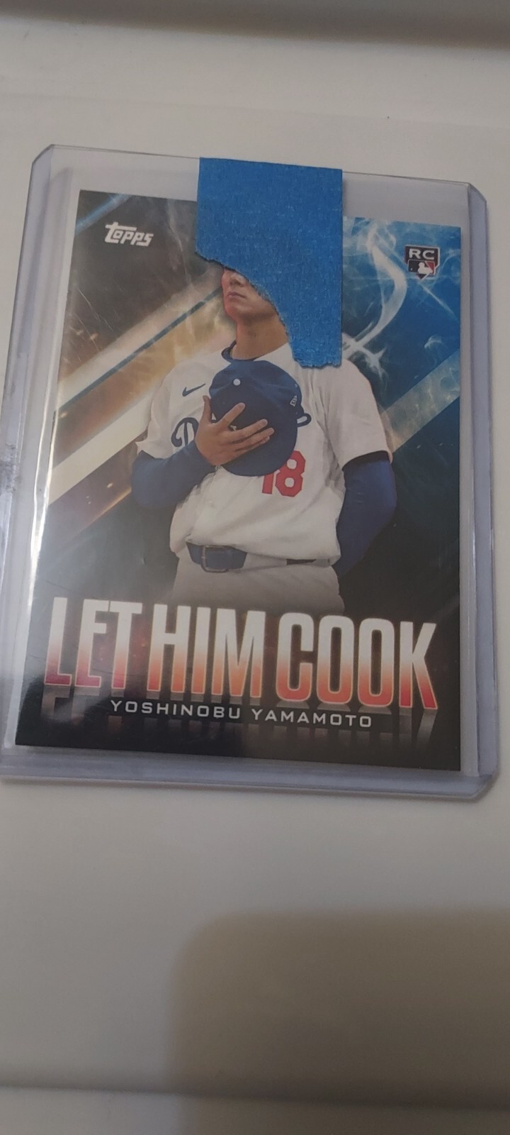 2024 topps update let him cook blue yoshinobu yamamoto