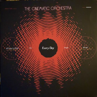 The Cinematic Orchestra Every Day Triple Red Vinil 20th Anniversary M/M EU 2022 