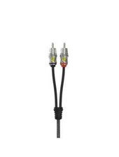 Cerwin Vega RS1 - STROKER 2-channel RCA cable 1ft, dual twisted dual molded ends