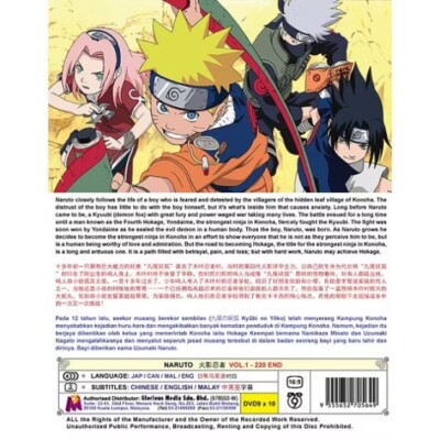Naruto + Naruto Shippuden - Complete Anime Tv Series DVD (1-720