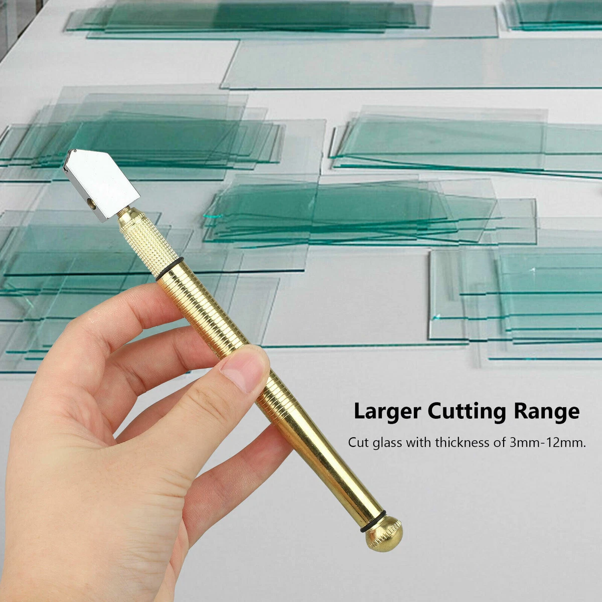 Professional Diamond Tip Glass Cutter Tungsten Carbide Precision Cutting  Tool US