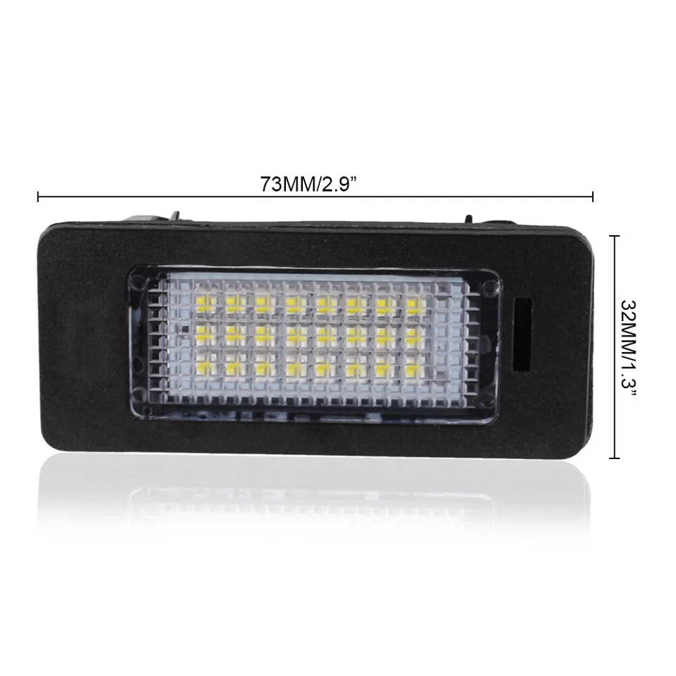 2 luci targa LED per Audi A4 berlina S4 B8 A5 S5 TT Q5 VW Passat - Immagine 2 di 4