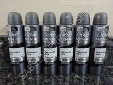 6 Dove Men  Care INVISIBLE DRY 48 hr Antiperspirant Deodorant Body Spray 150ml
