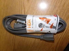 NEW HDX 277 738 9' Appliance Cord, Grey  *FREE SHIPPING*