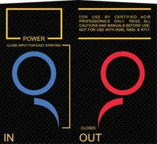 Appion G5Twin Faceplate Label (Top) LB1235