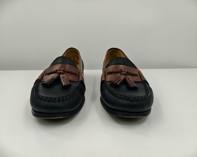 Cole Haan Tassel Loafer Mens Size 11 Black Brown Leather  display picture 2
