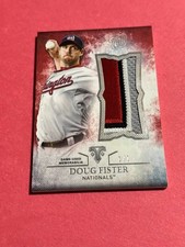 2015 Topps Triple Threads - Unity Jumbo Relics Doug Fister #UJR-DF Ruby 1/1