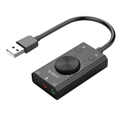 Externer 7.1-Kanal-USB-Soundkarten-Stereo-Audio-Adapter für 3,5-mm-Kopfhörer PS4