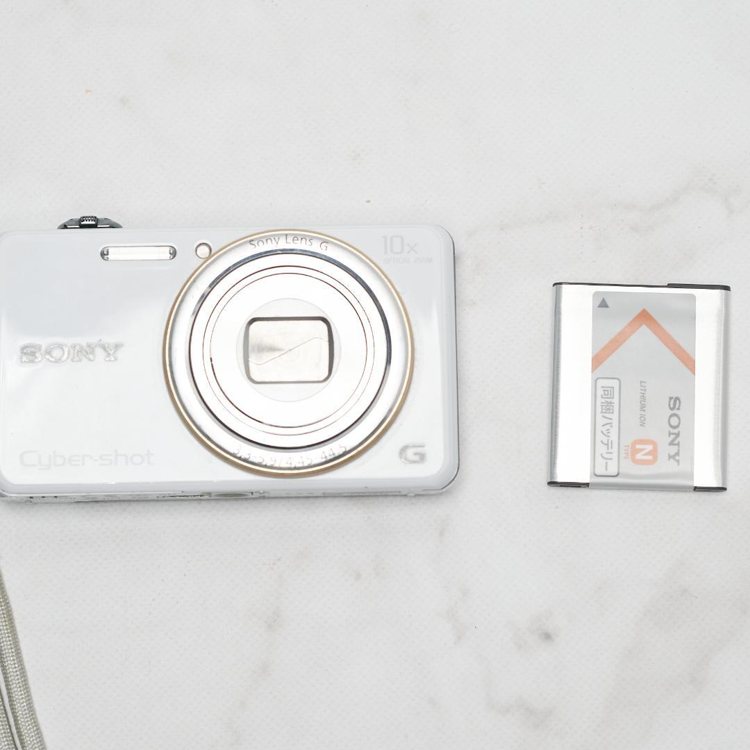 SONY Cyber-shot DSC-WX100 18.2MP Digital Camera White Japanese