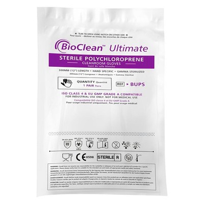 Ansell BioClean  Ultimate BUPS sterile Polychloropren Reinraumhandschuhe Größe 8