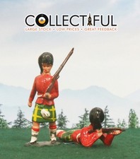 SCOTTISH HIGHLANDERS - LEAD SOLDIERS X2 - BRITAINS SIZE   1740