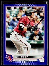 2022 Topps Seth Beer Royal Blue Rookie 345
