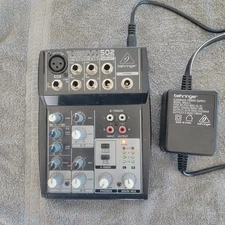 Behringer Xenyx 502 Premium 5-Input 2-Bus Mixer (Tested/Working) 