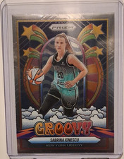 Panini Prizm WNBA 2025 Groovy Insert Sabrina Ionescu #9 New York Liberty