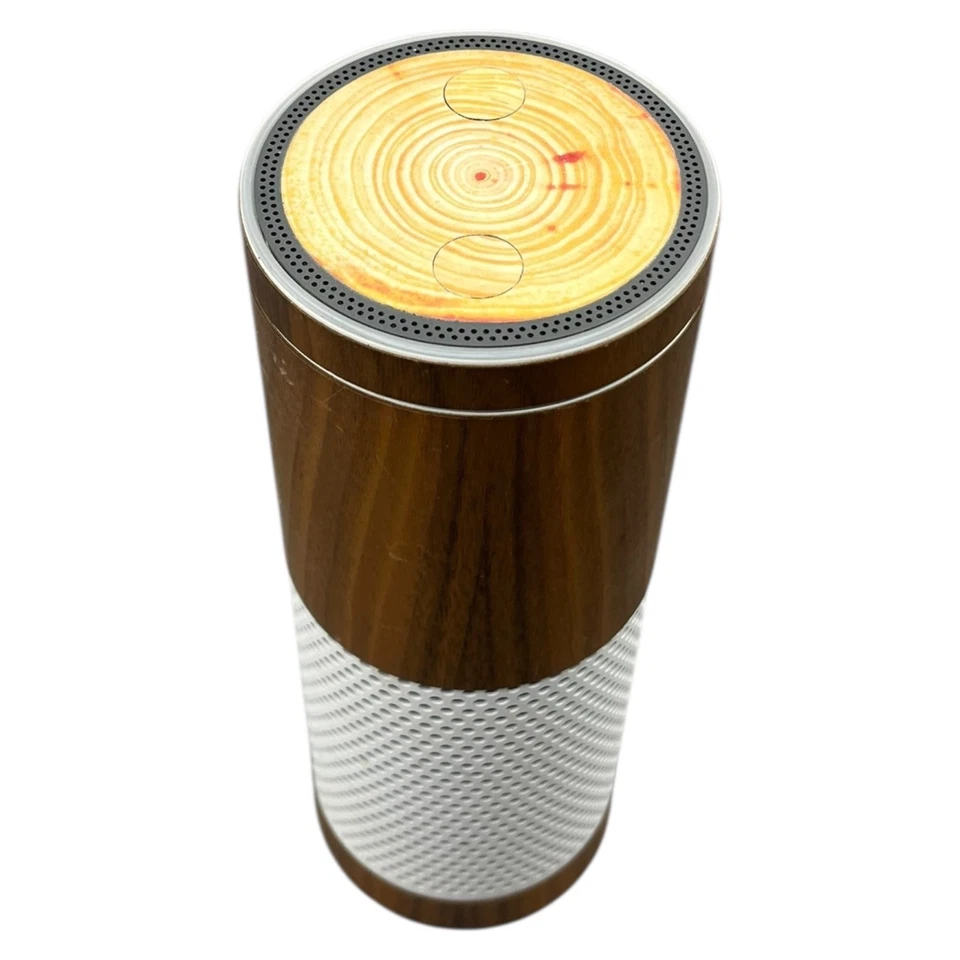 Amazon Alexa Echo 1 Generation SK705DI Lautsprecher Smart Speaker Holzoptik Home - Bild 3 von 4