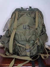 Vtg 1986 USGI ALICE Field Pack Large LC-1 With Frame Desert Camo Kidney Pad